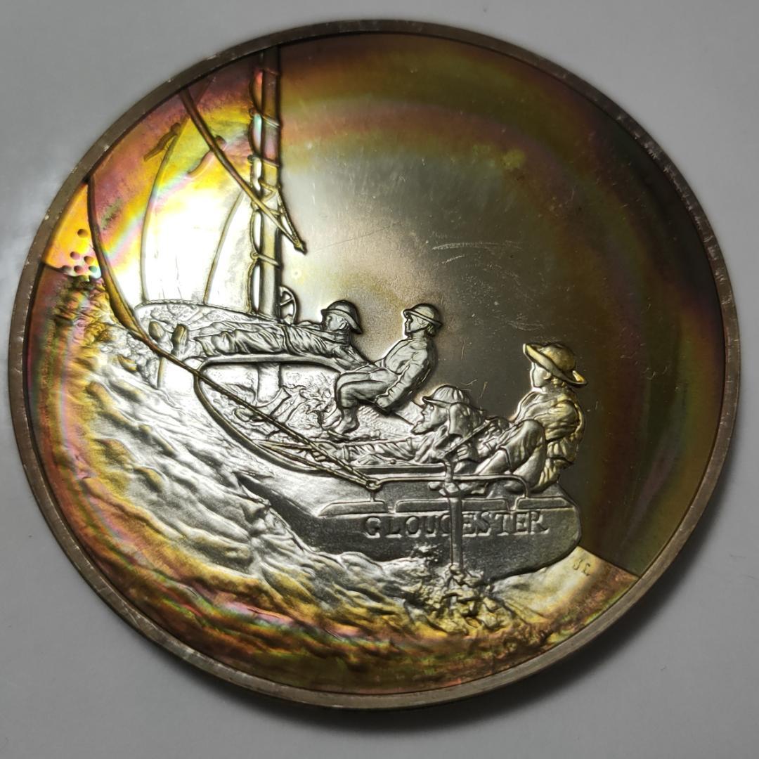 Franklin Mint フランスの 銀貨 La Brise se lève