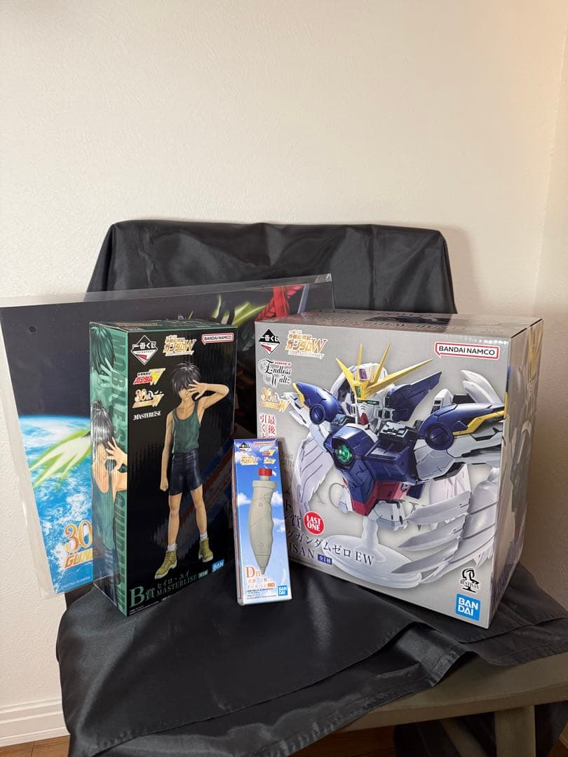 一番くじ 新機動戦記ガンダムW ラストワン賞、B賞、D賞、G賞