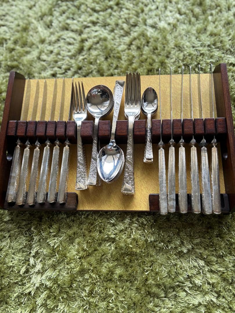 sue &mr.ピクルス　シェフィールド製 アンティーク カトラリーセット