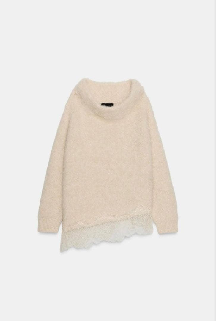 ZARA レースコンビニットセーター Sサイズ - メルカリ