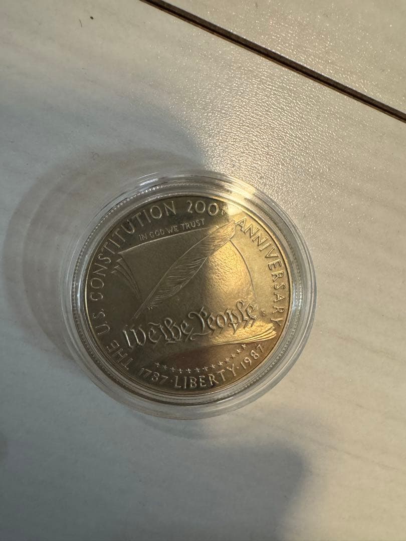 米国憲法200周年記念　銀貨26g