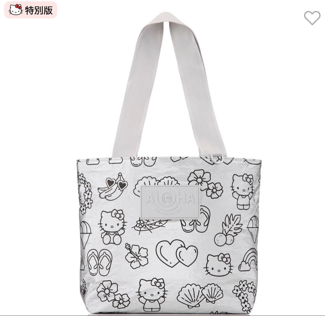 新品未使用アロハコレクション×ハローキティ トートバッグ（シルバー