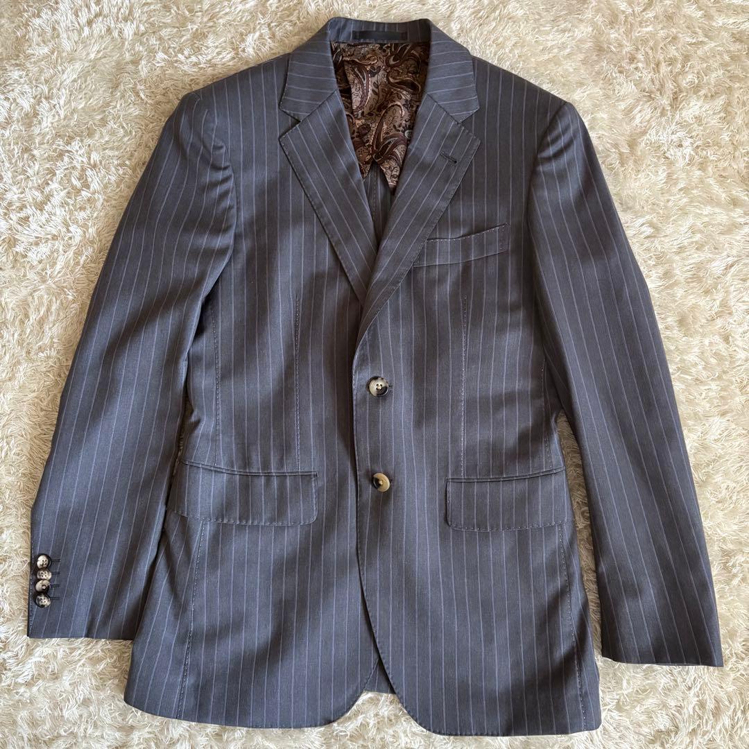 極美品 ポールスミス 3ピース スーツセットアップ ロロピアーナ