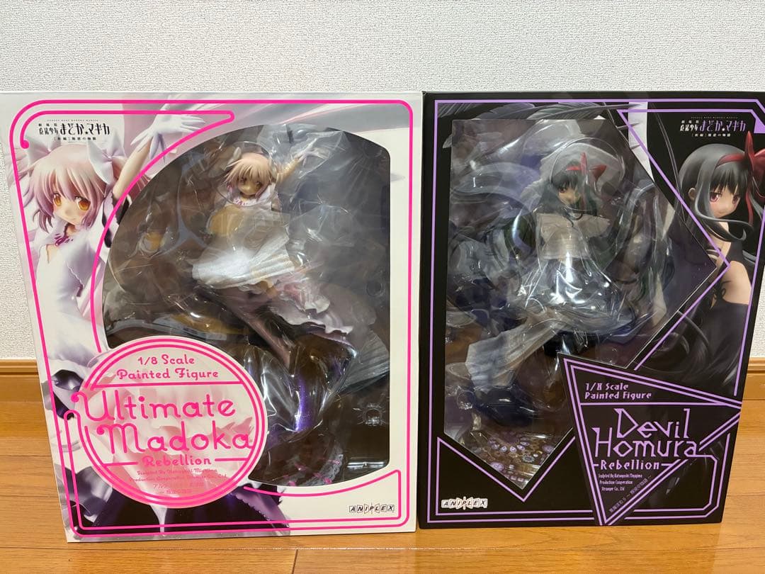 【未開封】アルティメットまどか+悪魔ほむら　スケールフィギュア2体セット