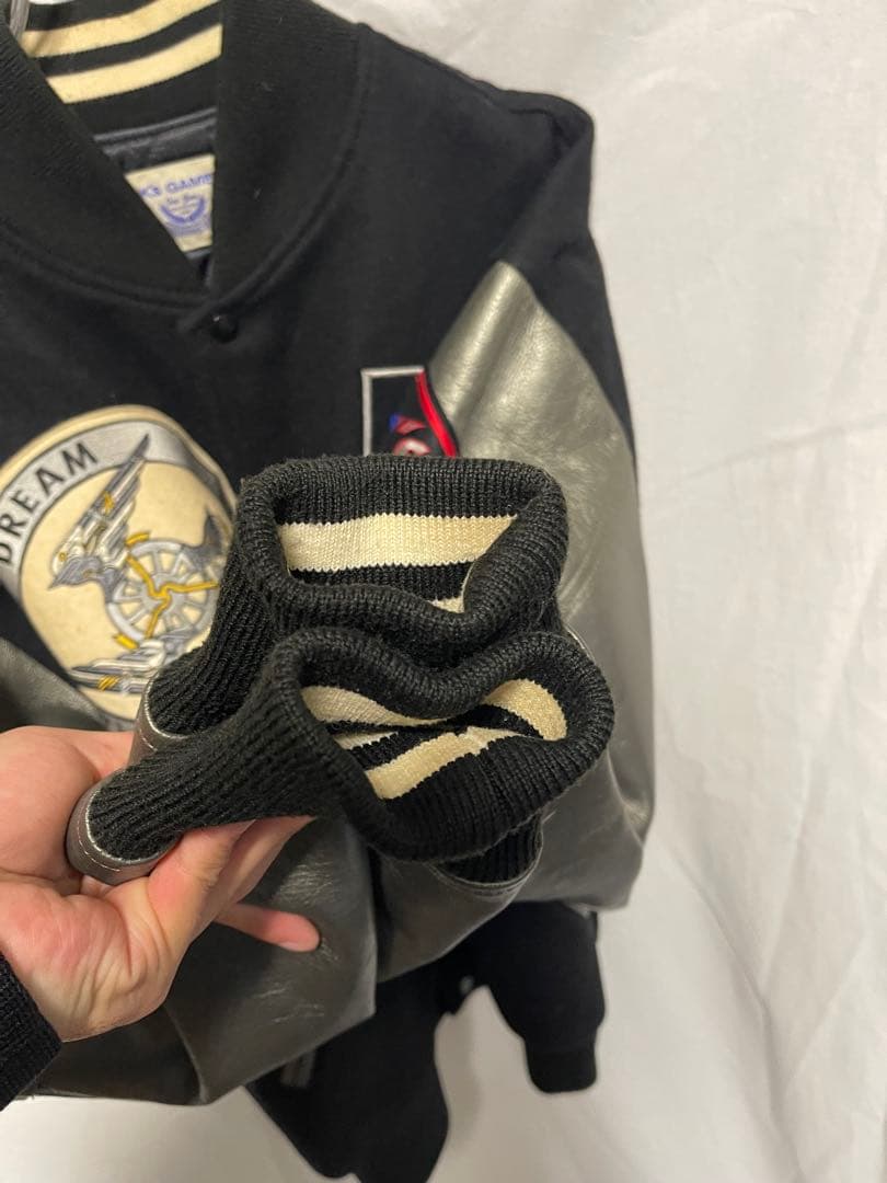 ☆K's GAME☆岩城滉一☆スタジャン☆レザー☆フルデコ☆バイカー☆L