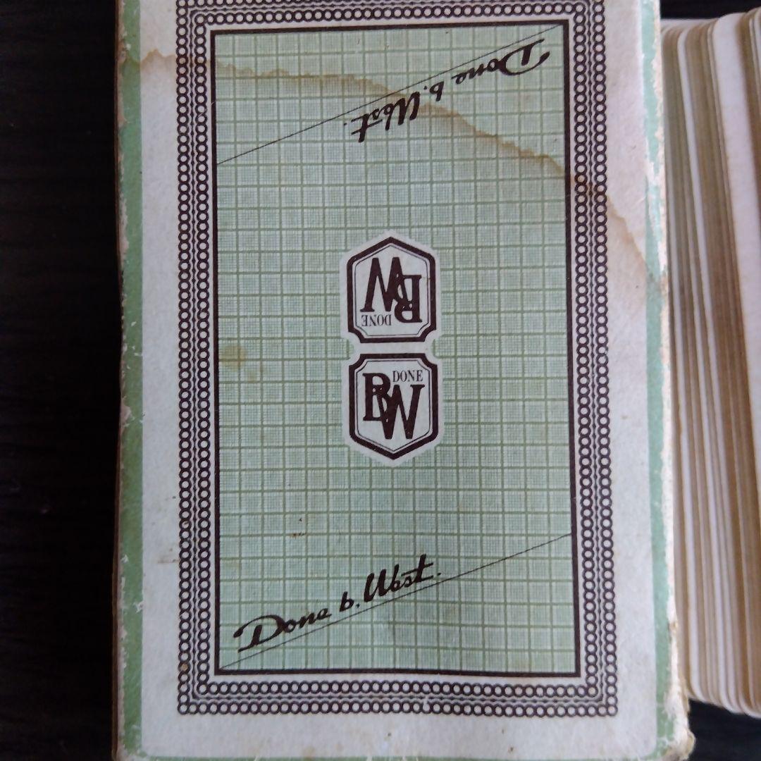 昭和レトロ トランプ 50年前 古民具 古道具 ノベルティ 紙製 - メルカリ