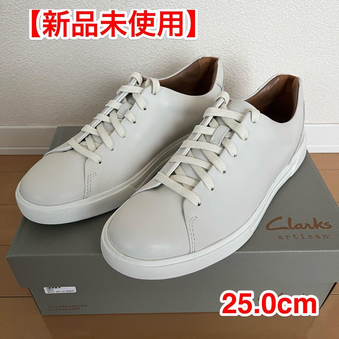 新品未使用・送料込】クラークス アンコスタレース 白 25.0cm - メルカリ