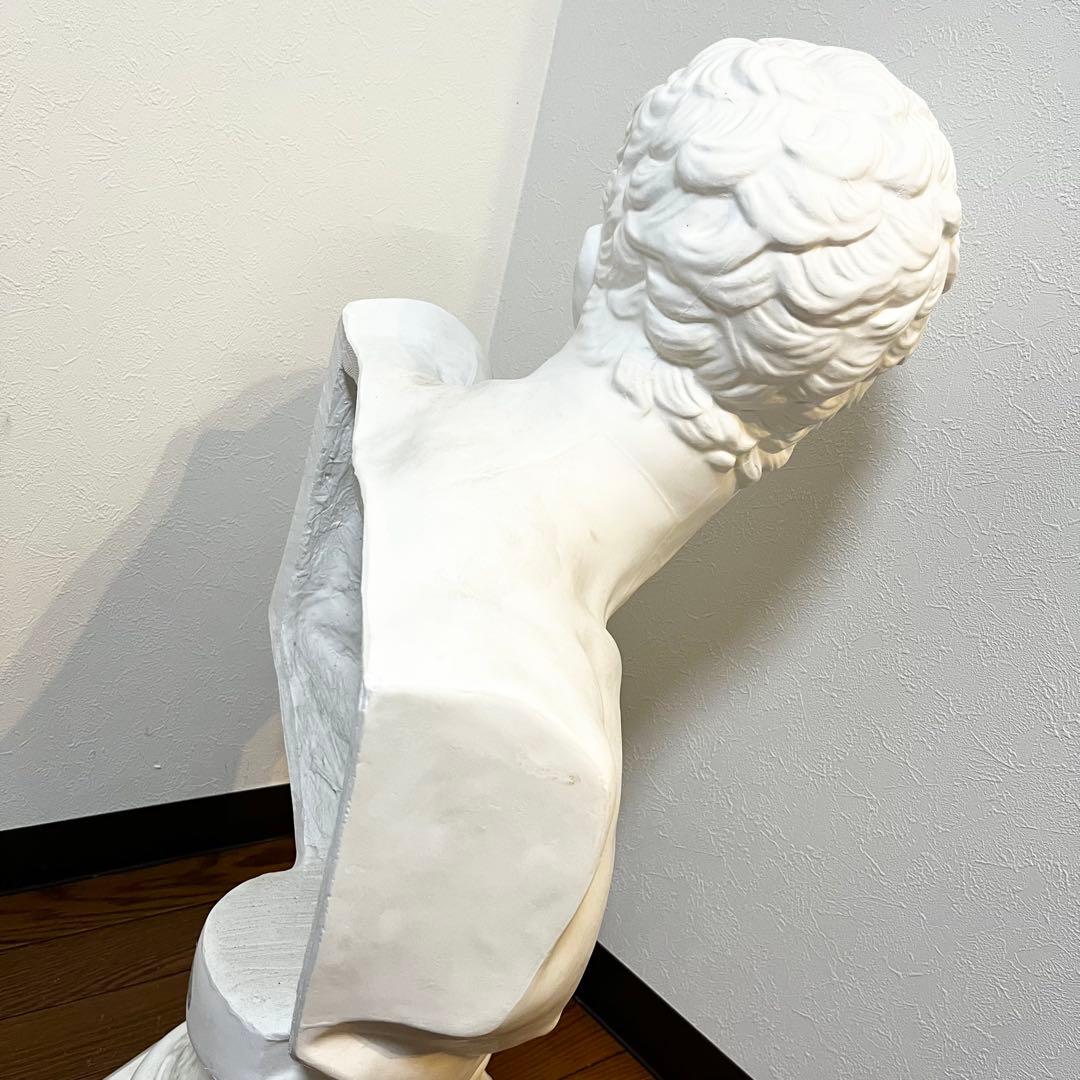 美品】大型75cm 石膏像 ボルゲーゼの闘士 胸像 デッサン像 美大 - メルカリ