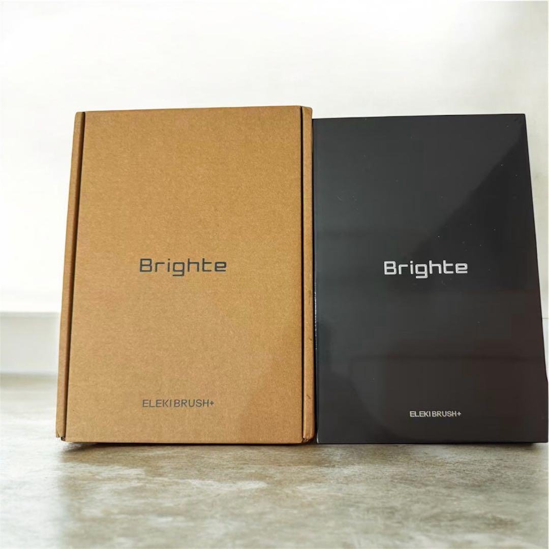 新品未使用 Brighte ELEKI BRUSH+ エレキブラシ 美顔器箱付き 61176-84-