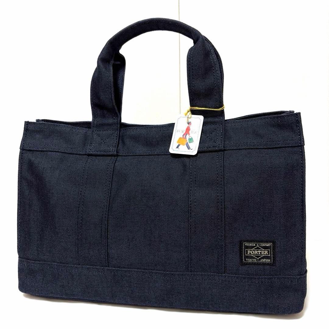現行タグ✨新品同様 ポーター スモーキー トートバッグS ネイビー 吉田カバン