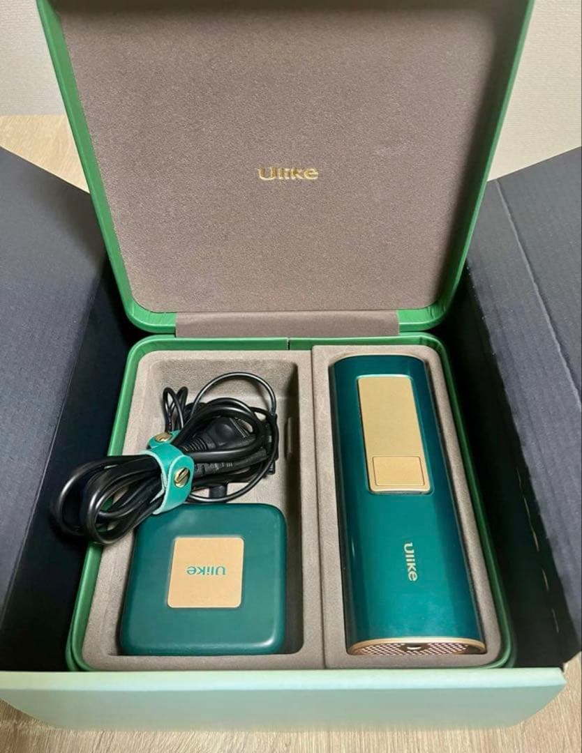 Ulike 脱毛器 グリーン サングラス付き Ulike 脱毛器 グリーン ゴールド 付属品あり - メルカリ