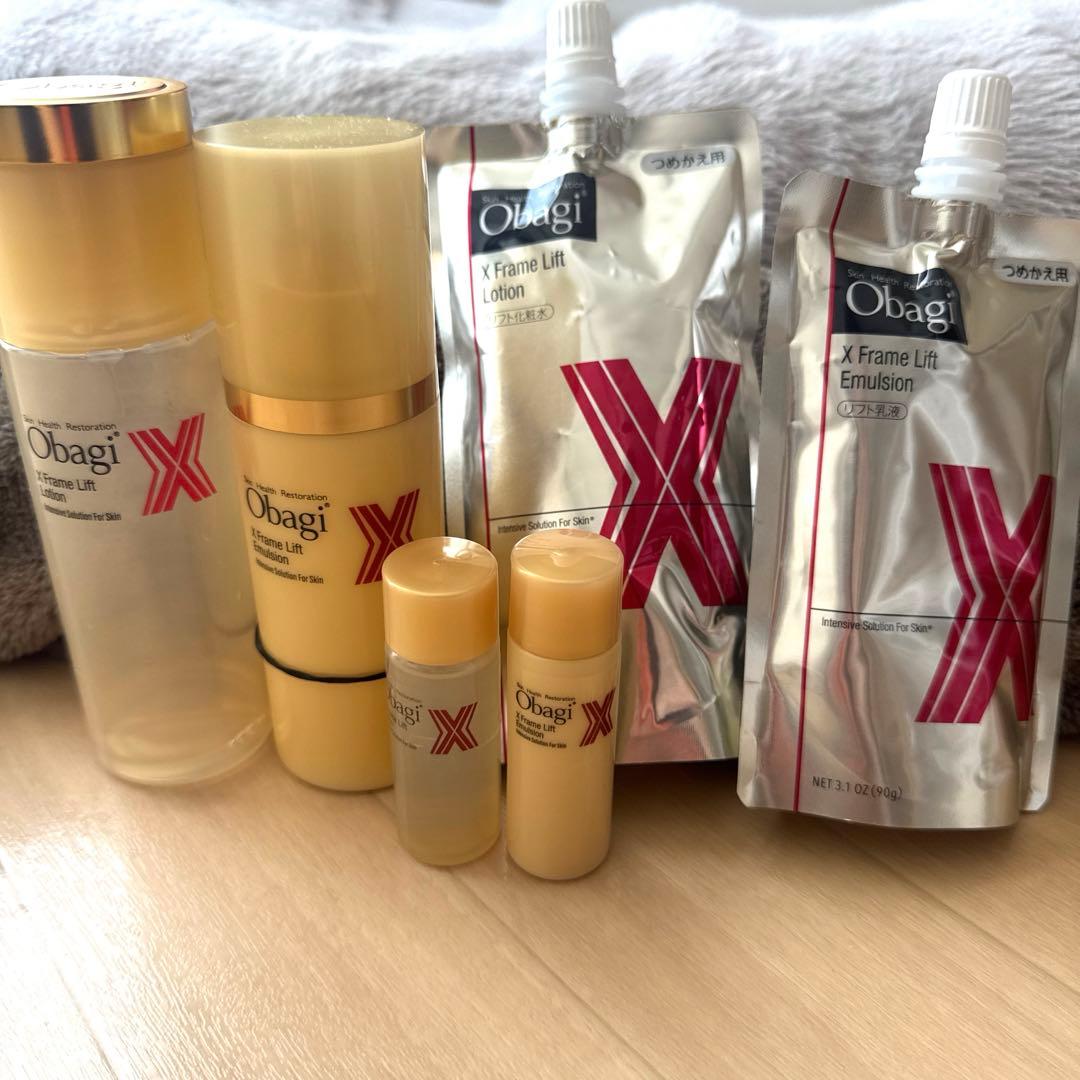 オバジXフレーム リフトローション+エルマジョン 詰め替えセット売り