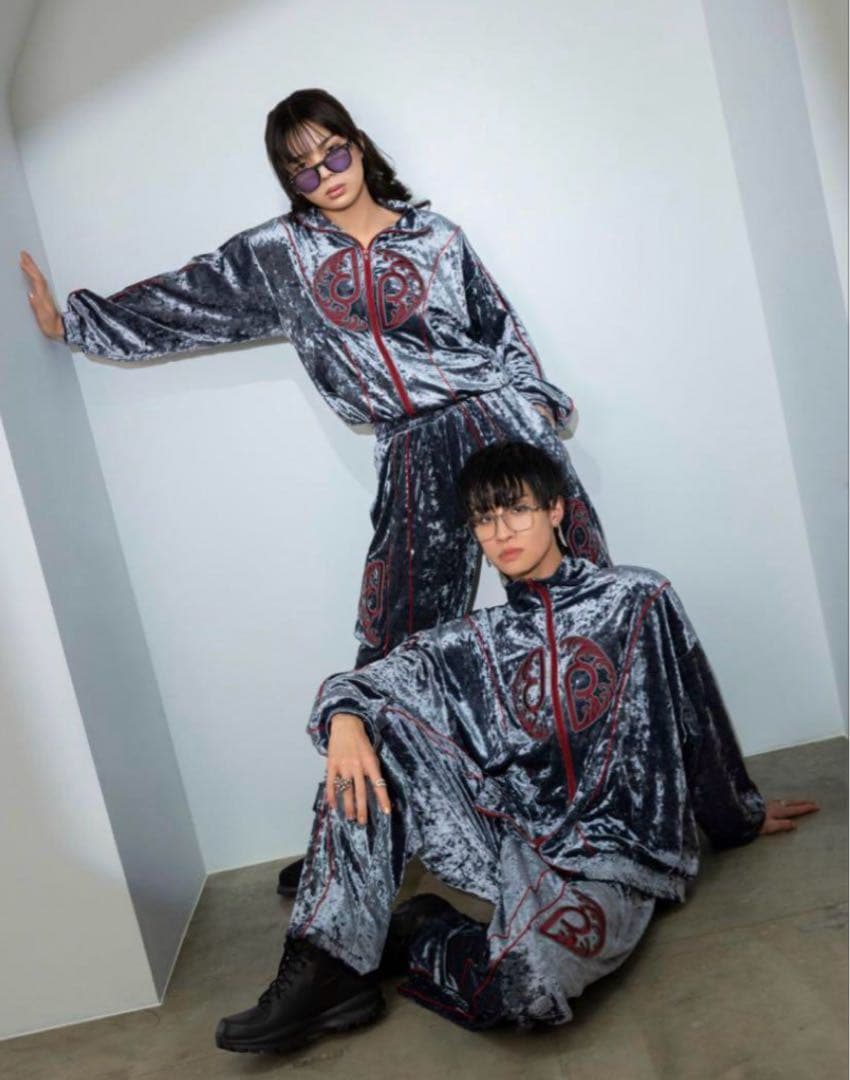 龍宮城 ベロア ジャージ dpマーク Sサイズ 上のみ