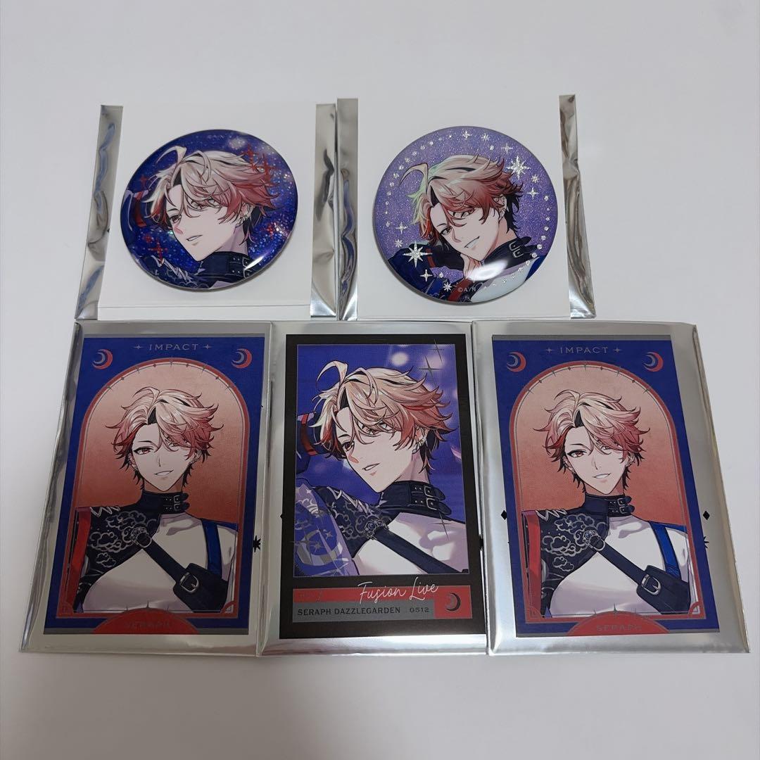 にじさんじ IMPACT 月組 セラフ・ダズルガーデン 缶バッジ フォト風