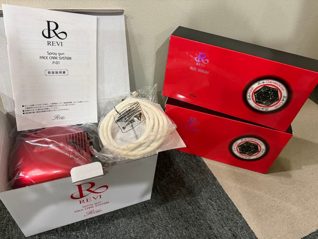 REVI スプレーガン&陶肌セラム　セット