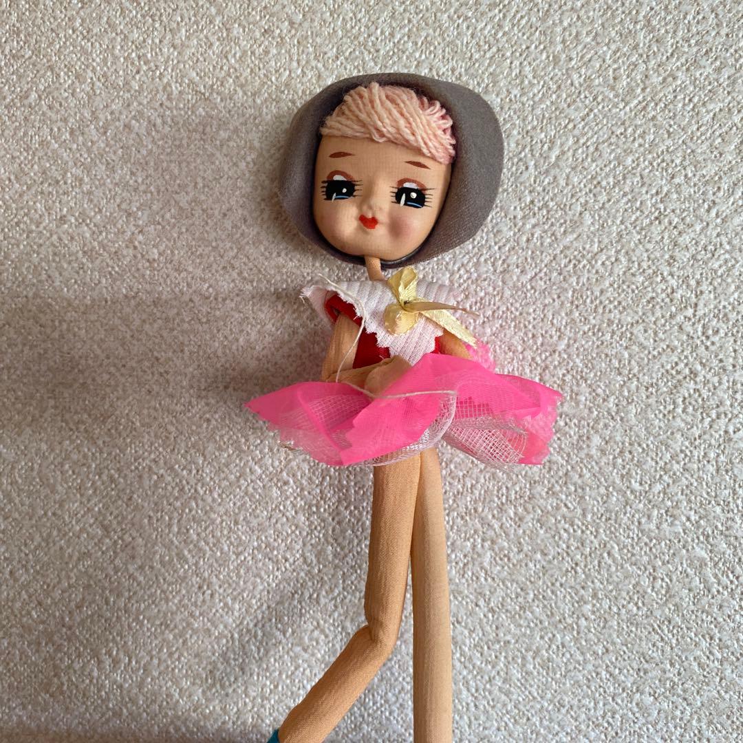 昭和レトロ アンティークドール 22cm ケース入り ビンテージ人形