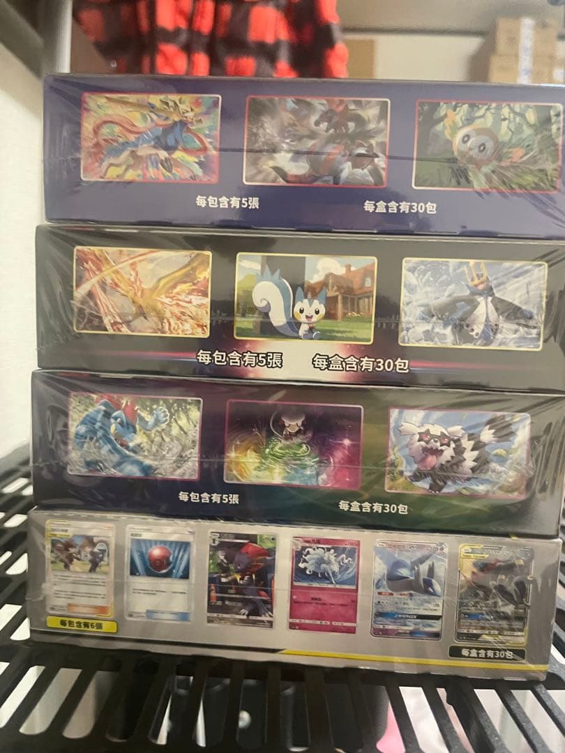 中国版ポケモンカード未開封Box 4種シュリンク付き - メルカリ