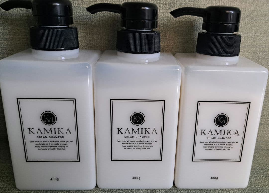 【新品未使用】KAMIKA クリームシャンプー 400g 3本セット