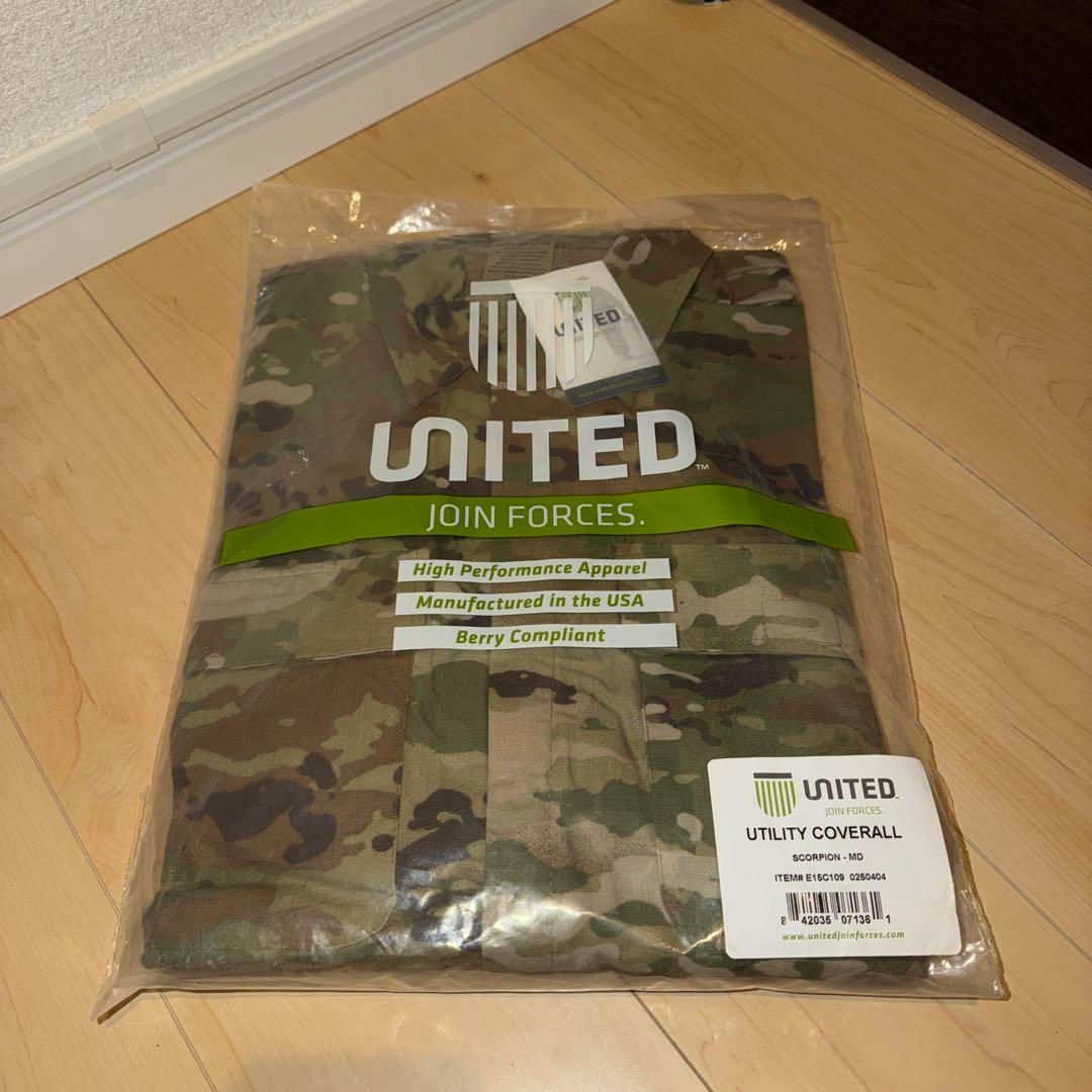 UNITED JOIN FORCES つなぎ　Mサイズ マルチカム 新品