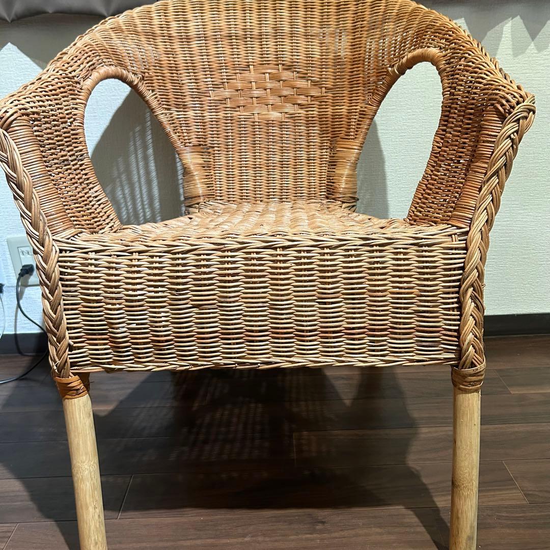 イケア アーゲン ラタンチェア IKEA AGEN - メルカリ