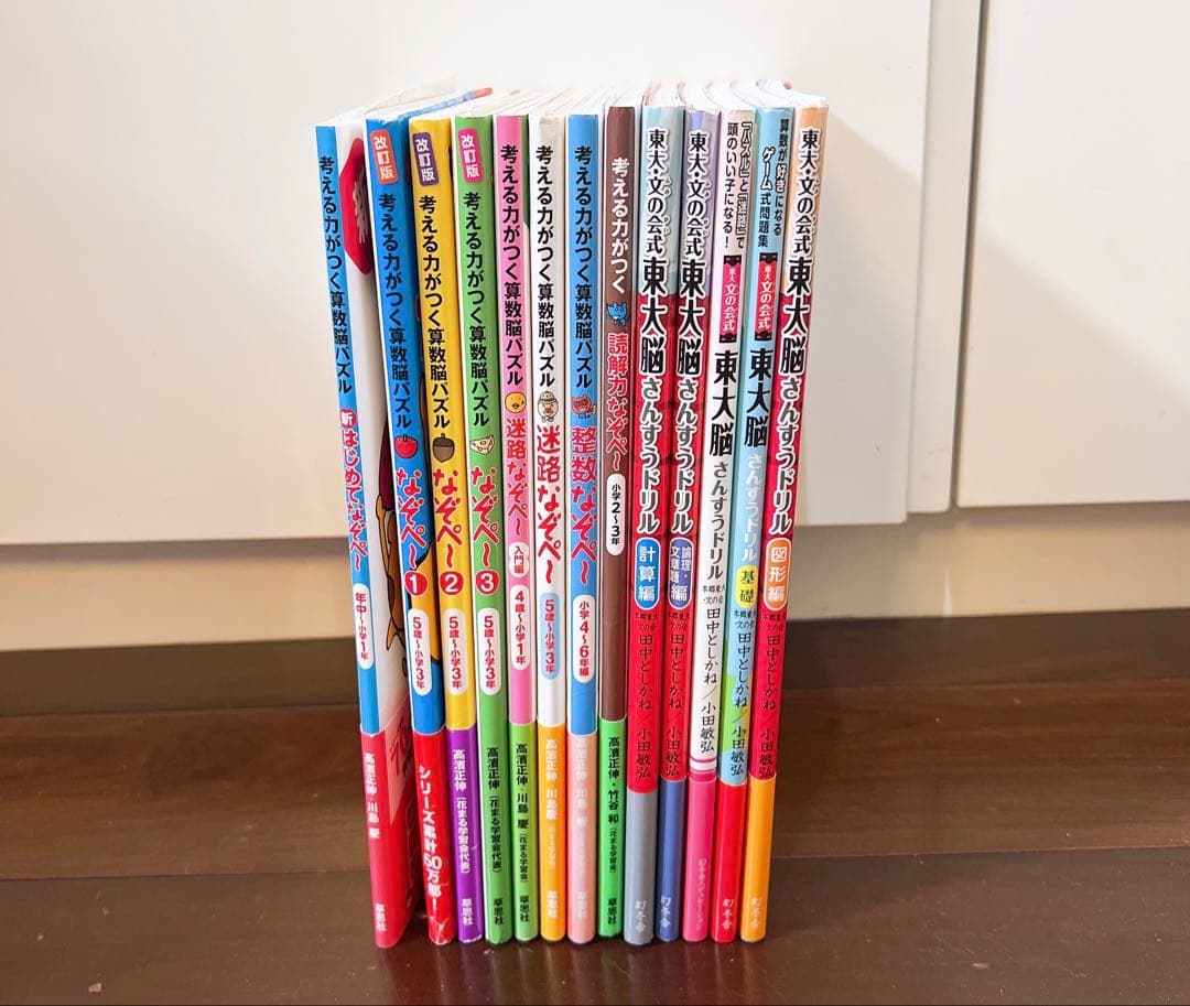 高濱正伸 算数脳パズル なぞぺ〜 1 2 3 迷路 東大脳さんすうドリル13冊