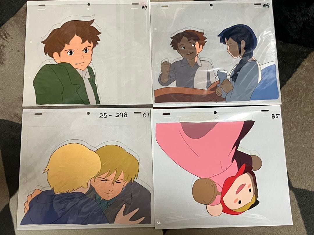 アニメ【ロミオの青い空】セル画 4枚セット