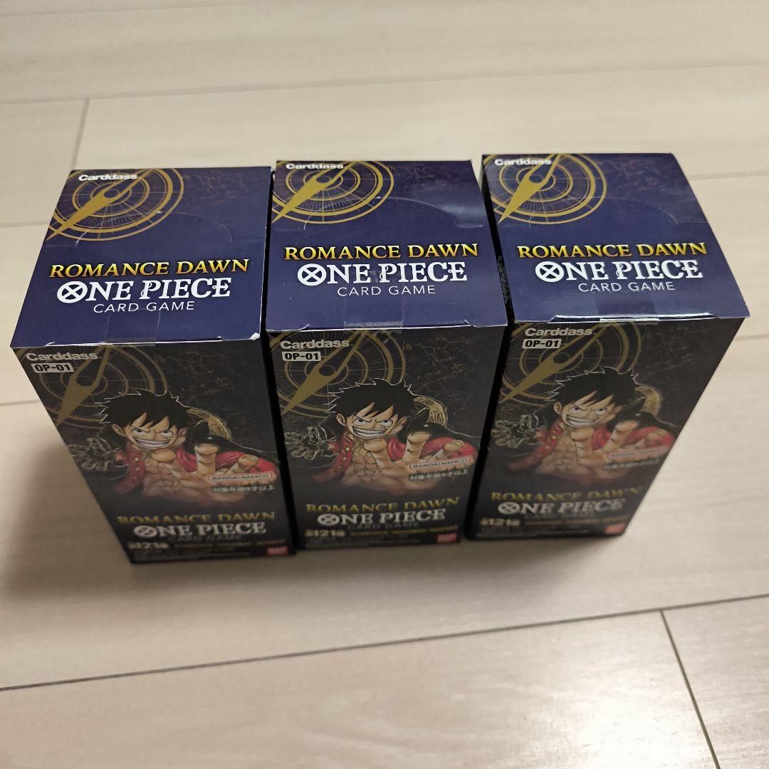 ワンピースカード ロマンスドーン3 BOX（未開封テープ付き）