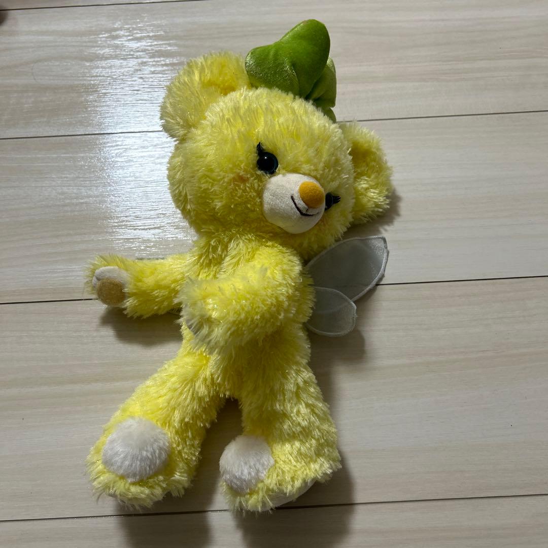 ダッフィー ディズニー 可愛い黄色のクマのぬいぐるみ - メルカリ