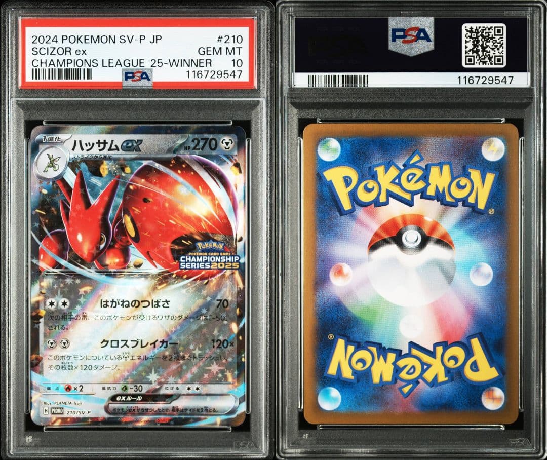 ハッサムex プロモ psa10 最新ケース