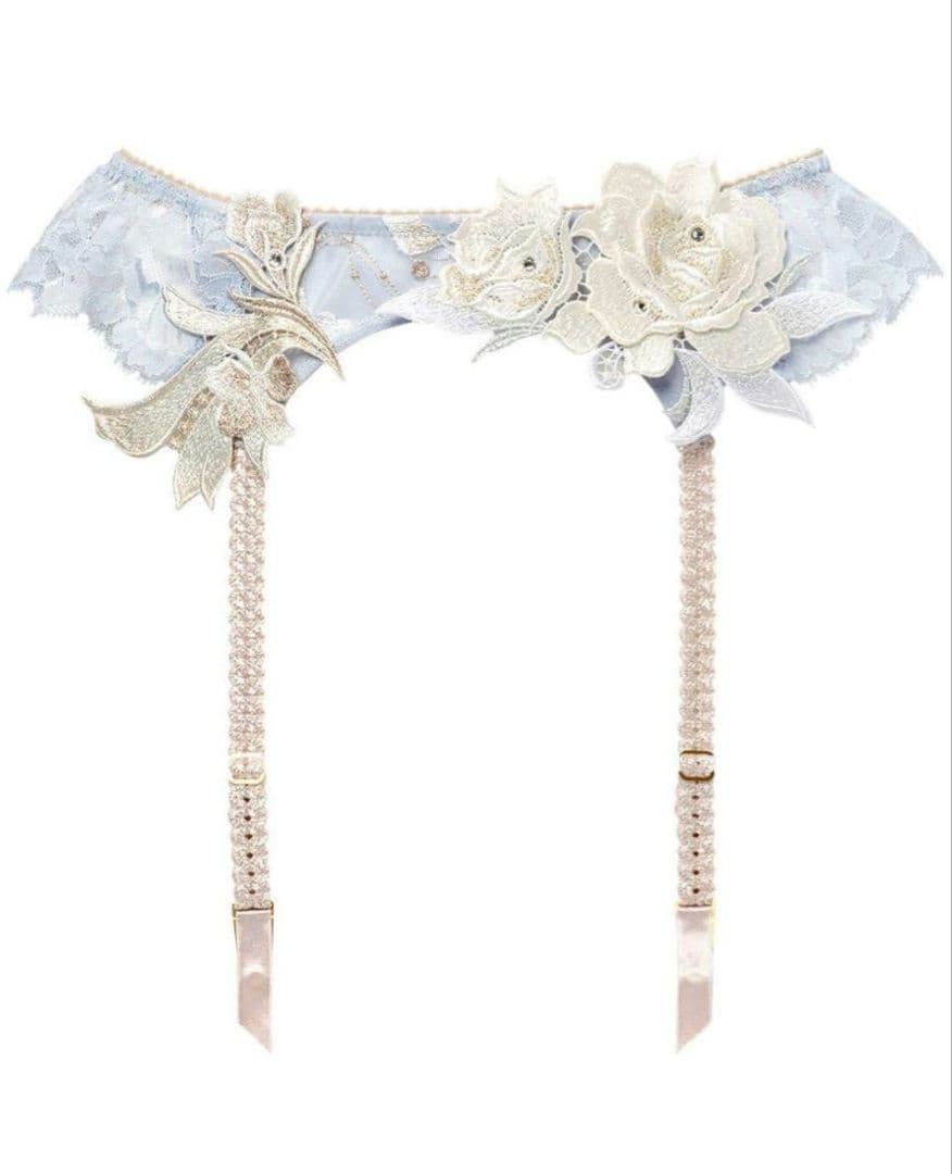 新品　フルタグ付　サルート24グループ GY ガーターベルト　Wacoal GTJ606｜ワコール サルート 06G ガーターベルト M 下着・ランジェリー