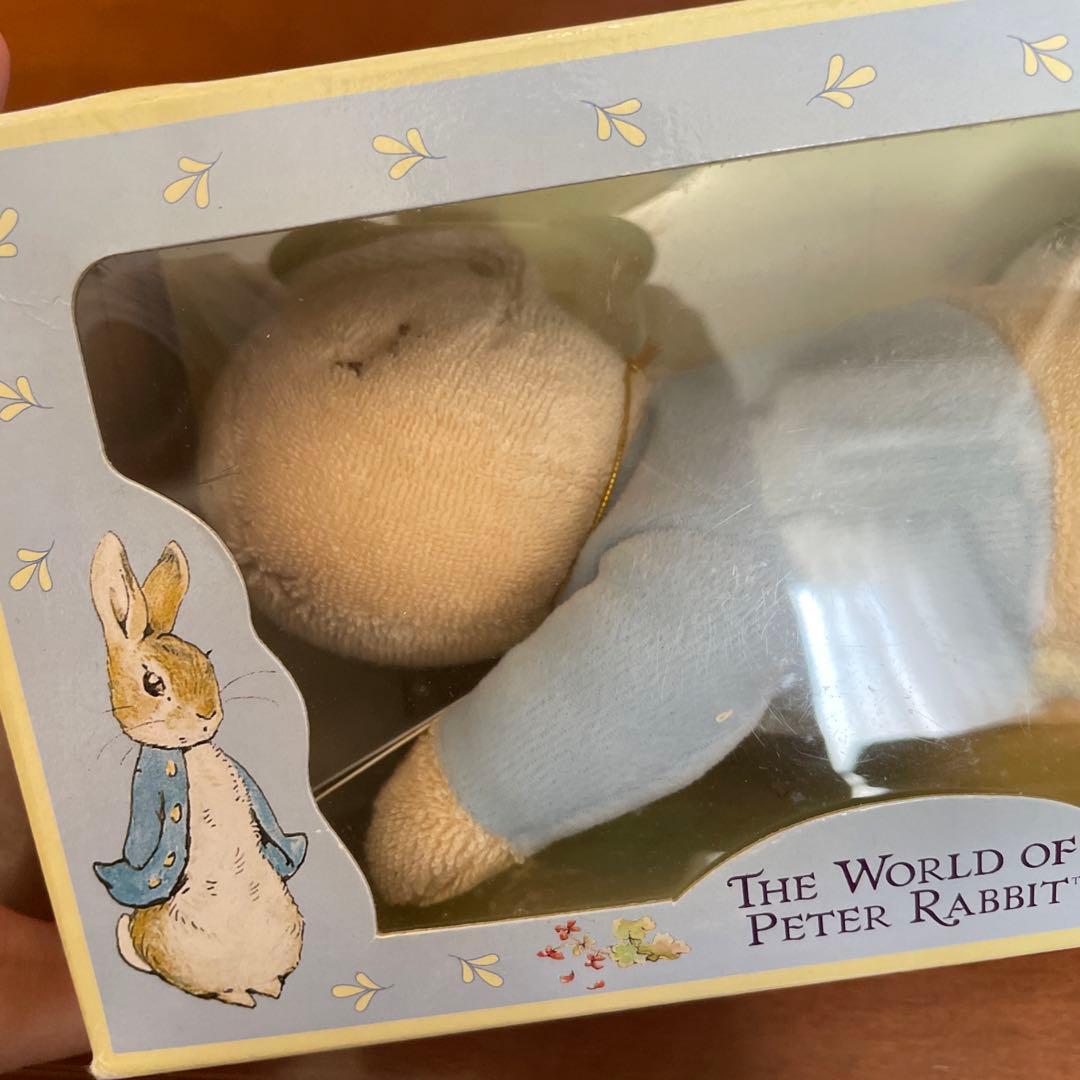 ピーターラビット　ぬいぐるみ　人形　吉徳　ネムリメ　眠り目　レア　新品