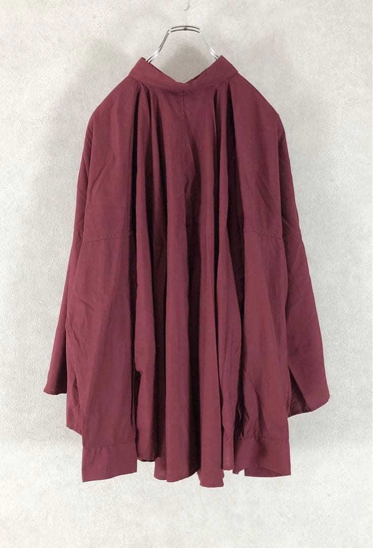 LIMI feu リミフゥ 2018AW ボリュームフレアブラウス ボルドー - メルカリ