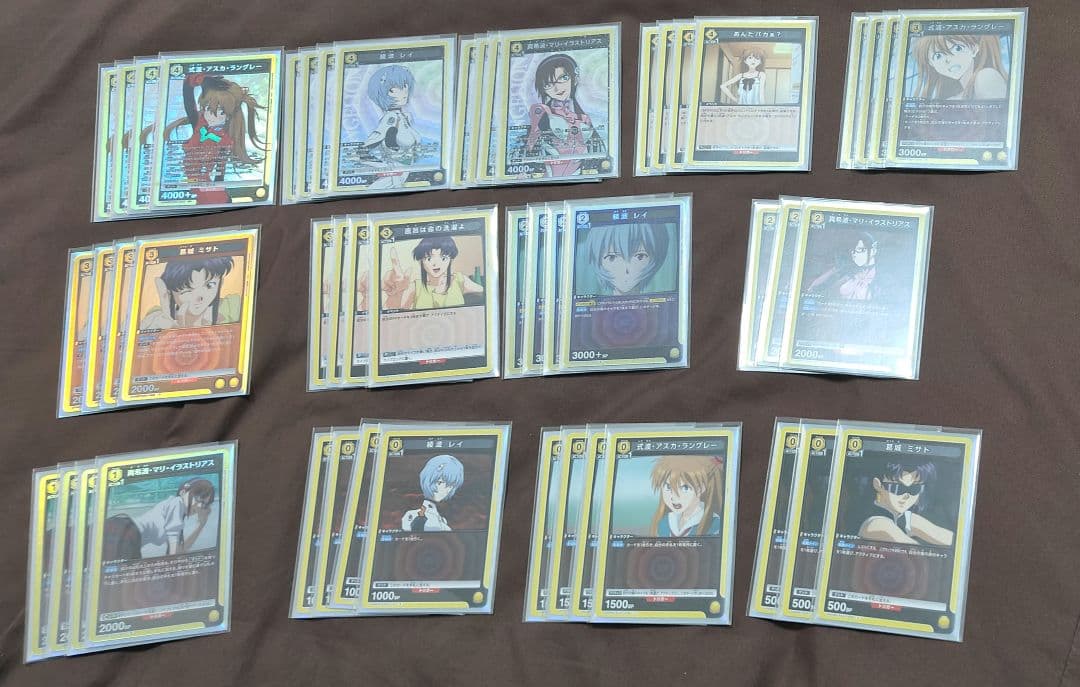 ユニオンアリーナ　黄エヴァ　デッキ　アスカ　レイ　マリ　ヒロインズ