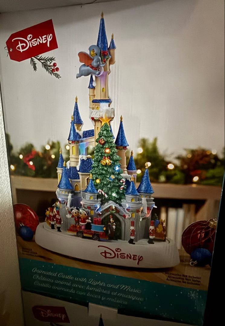 Disney クリスマス城の装飾品