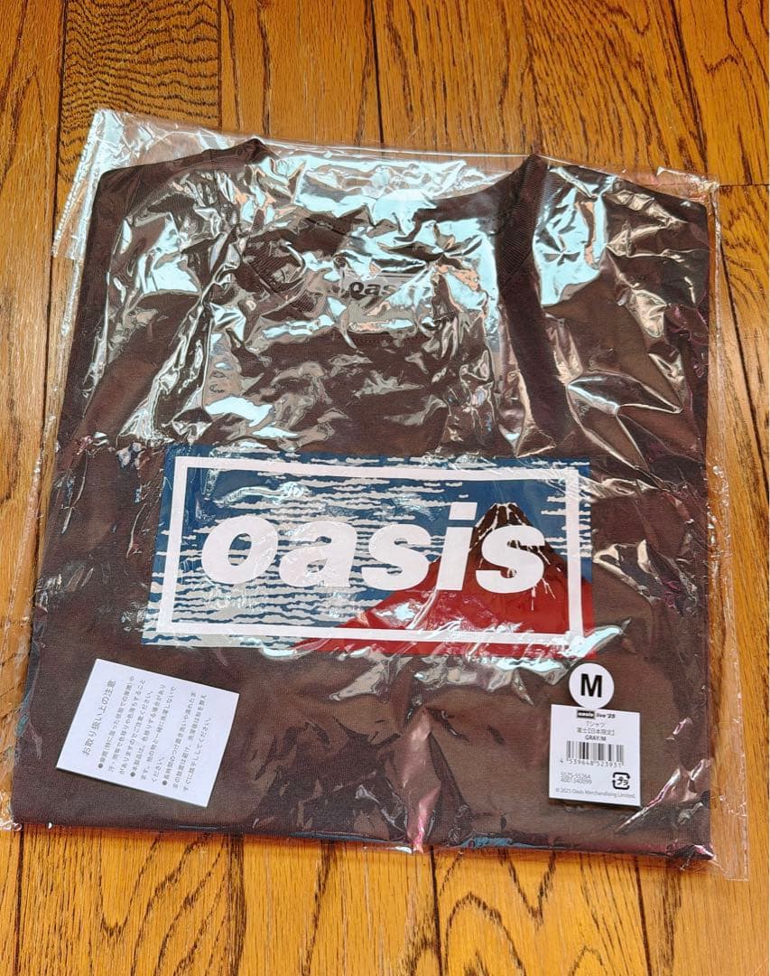 Oasis Tシャツ 富士【日本限定】 Mサイズ グレー Tシャツ 富士【日本限定】 | Oasis Live '25 JAPAN Official Online Store