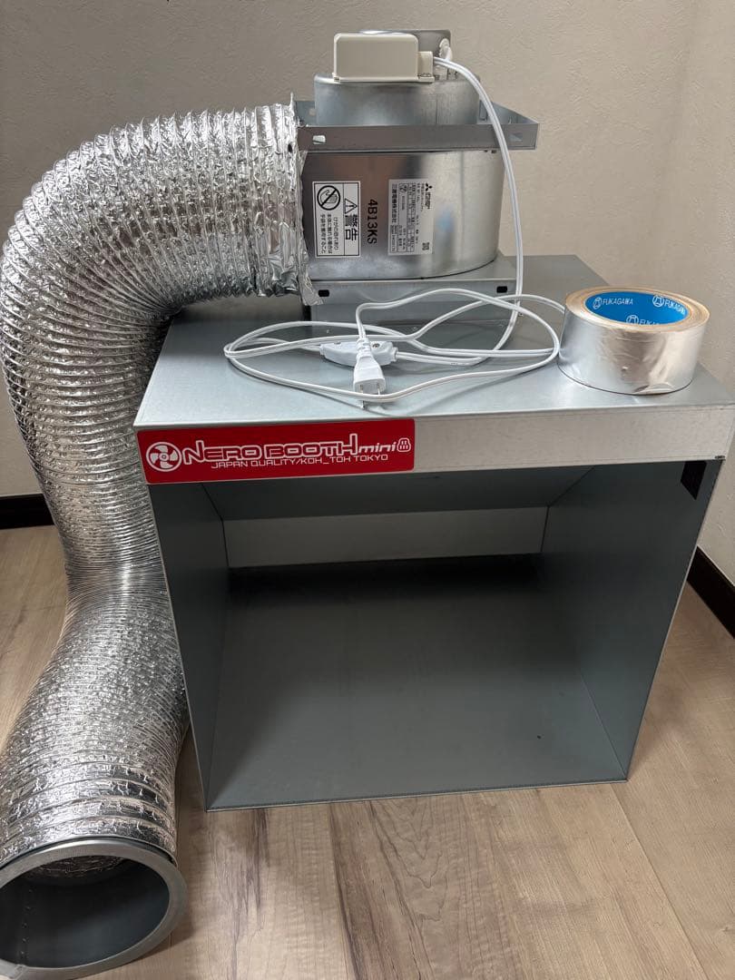 ガットワークス ネロブースmini 模型用塗装ブース ガンプラ塗装引退品 塗装にピッタリ！夏到来！最高の季節には最高の塗装ブース『ネロブース