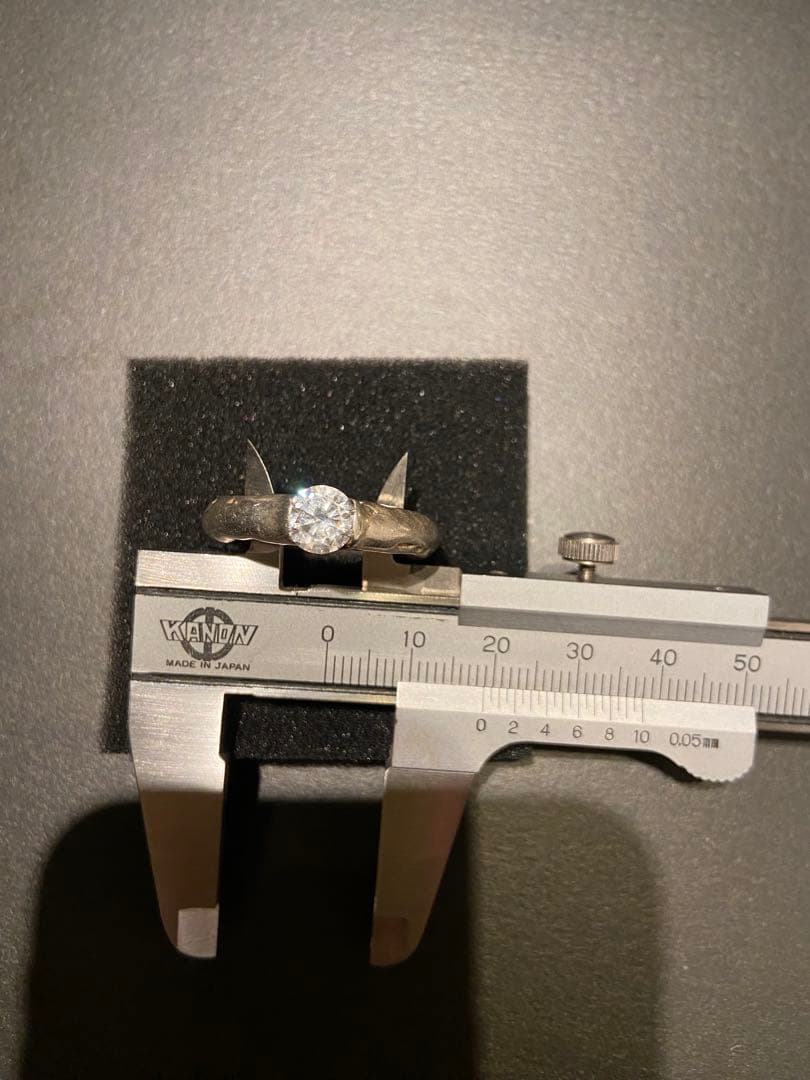 h*u様 大きいサイズ⭐️e.m. シルバー ジルコニアリング 19号 - メルカリ