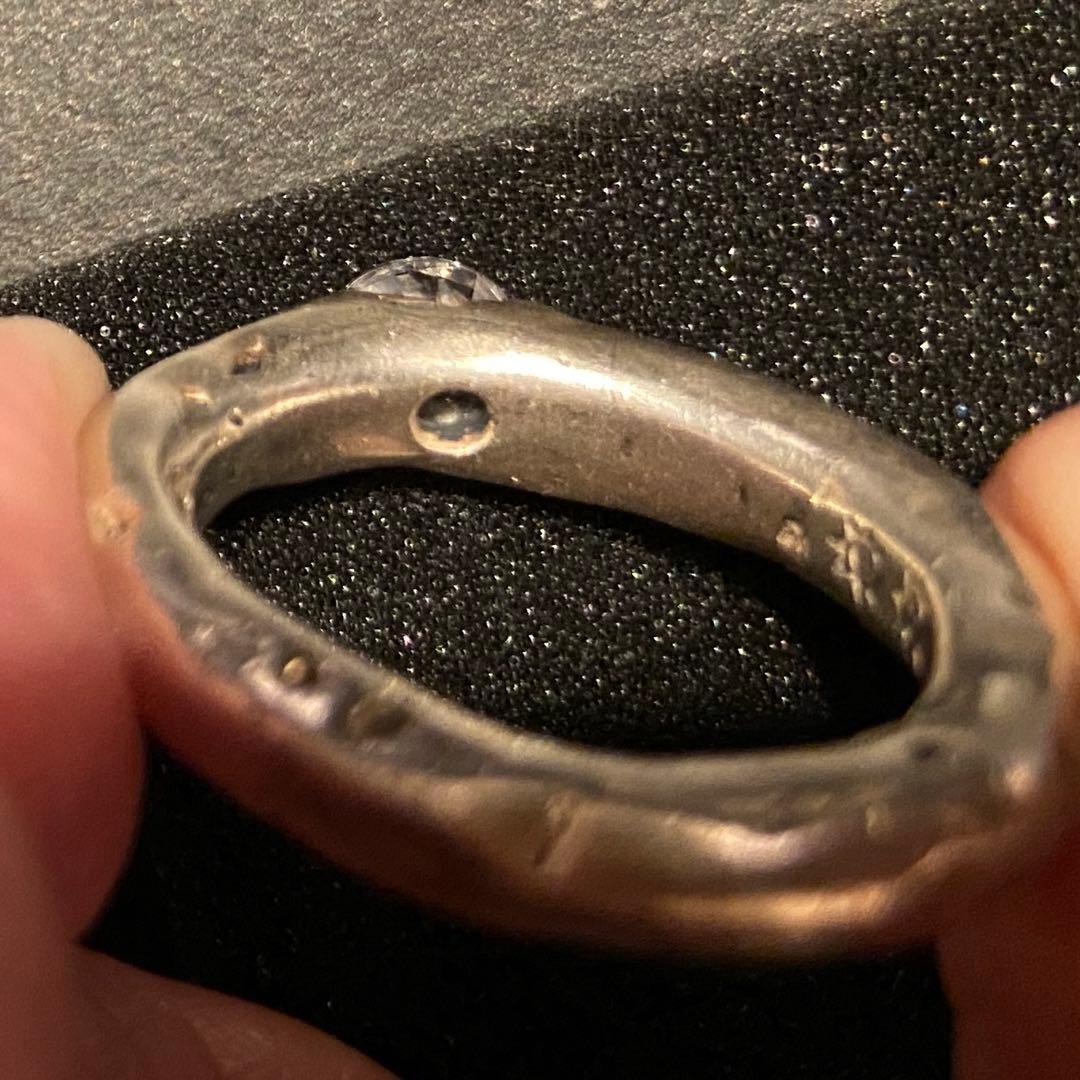 h*u様 大きいサイズ⭐️e.m. シルバー ジルコニアリング 19号 - メルカリ