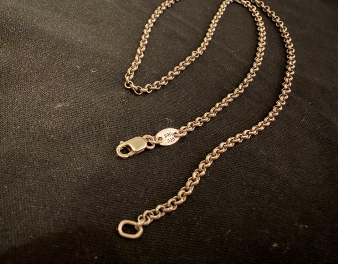 の*り様 Chrome hearts ロールチェーン16インチ 美品