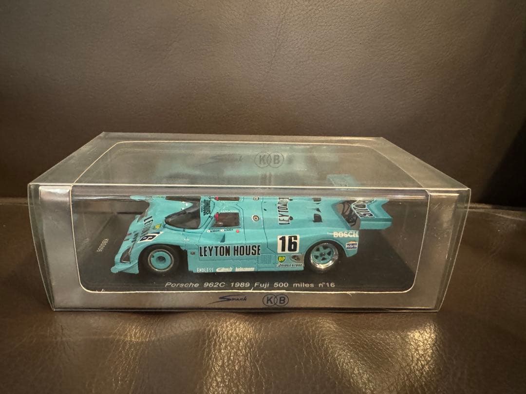 【貴重】Spark 1/43 ポルシェ 962C レイトンハウス #16 スパーク KBS056 ポルシェ 962C 富士500マイル 1989#16 レイトンハウス