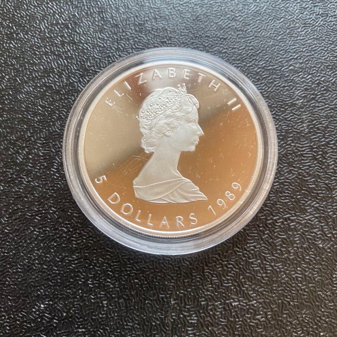 銀貨 99.9% 純銀 シルバー メイプルリーフ 銀貨 カナダ プルーフ 女王