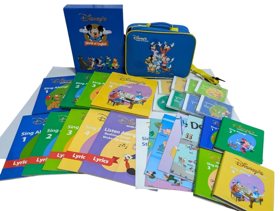 ディズニーワールドイングリッシュ シングアロング DVD 絵本 CD セット