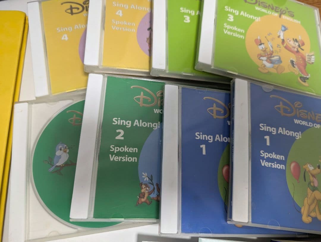ディズニーワールドイングリッシュ シングアロング DVD 絵本 CD セット