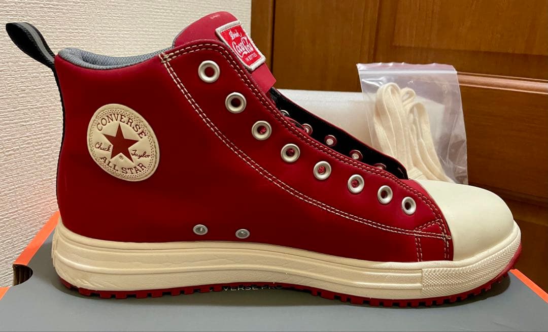 CONVERSE コカコーラコラボ レッド ハイカット 安全靴 29cm - メルカリ