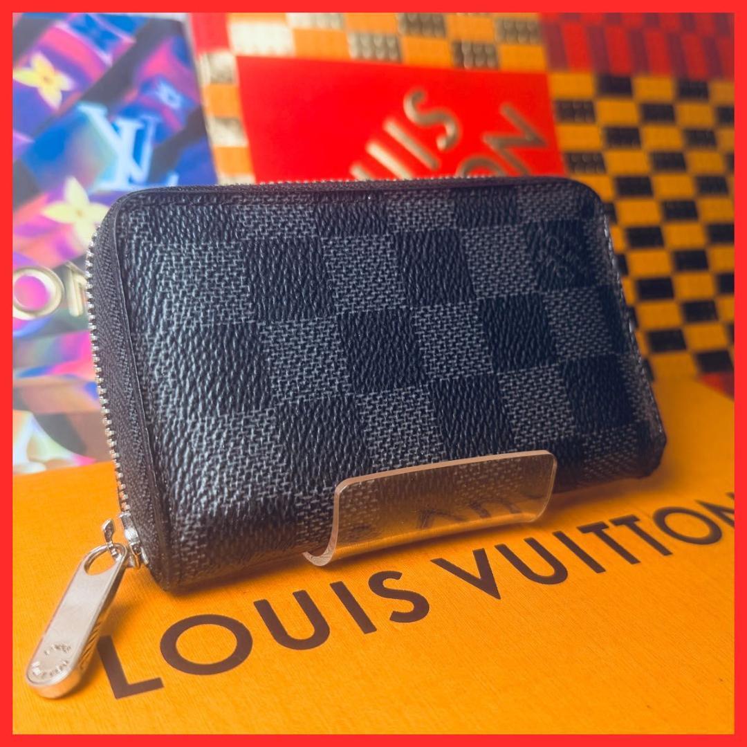 【セール】ルイヴィトン ダミエ・グラフィット ジッピーパース ケース