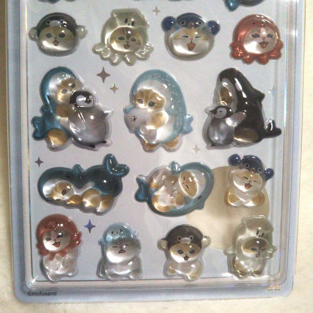 新品 ボンボンドロップシール mofusand A モフサンド サメにゃん