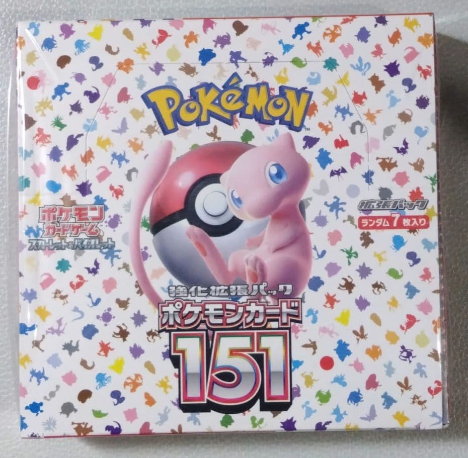 ポケモンカード151 シュリンク付き1BoX