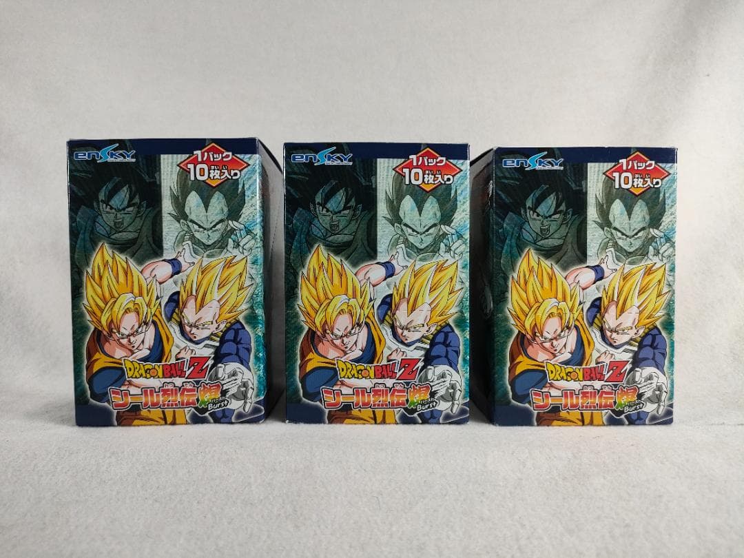 未開封】ドラゴンボールZ シール烈伝 爆 Burst 30パック×3箱