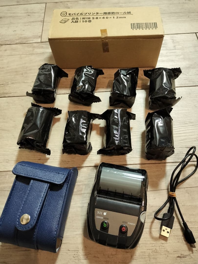 モバイルプリンター SⅡ MP-B20 本体カバー、ロール紙8個セット mp-b20_fk584017_main.jpg