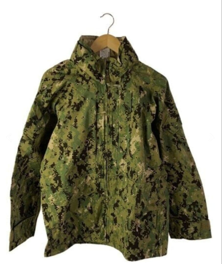 極上！US.NAVY NWU ゴアテックスパーカー　希少S-short 米軍実物 US NAVY NWU ゴアテックス パーカー デジタル カモ